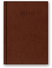 Model31DR (A4) (duży dzienny) brązowy (Vivella V-01) Kalendarz książkowy 2018