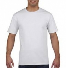 T-SHIRT GILDAN Podkoszulek Heavy Cotton 180g kolor biały. Koszulki z Logo Firmy