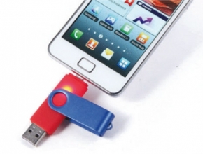 Pamięć USB 16 GB OTG. Pendrive z logo. Pamięć USB z logo