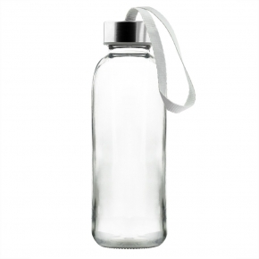 Szklana butelka 420 ml w pokrowcu | Bob