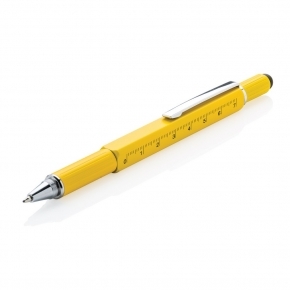 Długopis wielofunkcyjny, linijka, poziomica, śrubokręt, touch pen