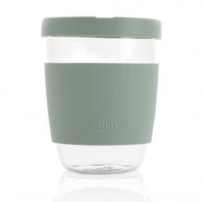 Szklany kubek podróżny Ukiyo 360 ml