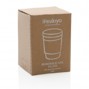 Szklany kubek podróżny Ukiyo 360 ml