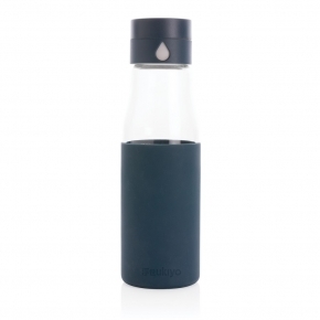 Szklana butelka 650 ml Ukiyo, monitorująca ilość wypitej wody