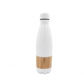 Butelka termiczna 500 ml z bambusowym elementem