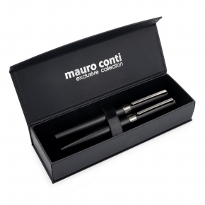 Zestaw piśmienny Mauro Conti, długopis i pióro kulkowe | Wirr
