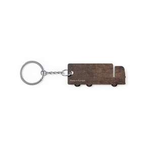 Drewniany brelok do kluczy `ciężarówka`