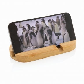 Bambusowy stojak na telefon, tablet