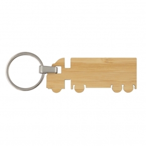Bambusowy brelok do kluczy `ciężarówka` | Tuva