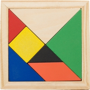 Puzzle tangram, 7 el.