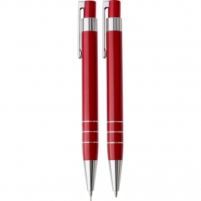 Zestaw piśmienny, ołówek mechaniczny i długopis